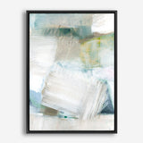 Shop White Blues II Canvas Print a painted abstract themed framed canvas wall art print from The Print Emporium artwork collection - Buy Australian made fine art painting style stretched canvas prints for the home and your interior decor space, TPE-PC-WZ024-CA-35X46-NF
