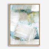 Shop White Blues II Canvas Print a painted abstract themed framed canvas wall art print from The Print Emporium artwork collection - Buy Australian made fine art painting style stretched canvas prints for the home and your interior decor space, TPE-PC-WZ024-CA-35X46-NF