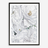 Shop White Flowers Art Print a floral themed painted wall art print from The Print Emporium wall artwork collection - Buy Australian made fine art painting style poster and framed prints for the home and your interior decor room, TPE-026-AP