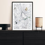 Shop White Flowers Art Print a floral themed painted wall art print from The Print Emporium wall artwork collection - Buy Australian made fine art painting style poster and framed prints for the home and your interior decor room, TPE-026-AP