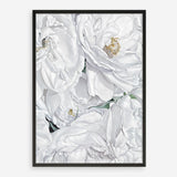 Shop White Flowers Art Print a floral themed painted wall art print from The Print Emporium wall artwork collection - Buy Australian made fine art painting style poster and framed prints for the home and your interior decor room, TPE-026-AP