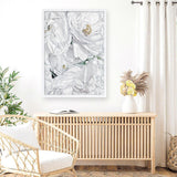 Shop White Flowers Art Print a floral themed painted wall art print from The Print Emporium wall artwork collection - Buy Australian made fine art painting style poster and framed prints for the home and your interior decor room, TPE-026-AP