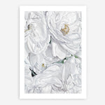 Shop White Flowers Art Print a floral themed painted wall art print from The Print Emporium wall artwork collection - Buy Australian made fine art painting style poster and framed prints for the home and your interior decor room, TPE-026-AP