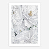Shop White Flowers Art Print a floral themed painted wall art print from The Print Emporium wall artwork collection - Buy Australian made fine art painting style poster and framed prints for the home and your interior decor room, TPE-026-AP