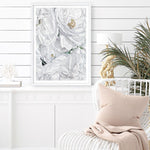 Shop White Flowers Art Print a floral themed painted wall art print from The Print Emporium wall artwork collection - Buy Australian made fine art painting style poster and framed prints for the home and your interior decor room, TPE-026-AP