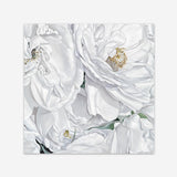Shop White Flowers (Square) Art Print a floral themed painted wall art print from The Print Emporium wall artwork collection - Buy Australian made fine art painting style poster and framed prints for the home and your interior decor room, TPE-067-AP