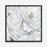 Shop White Flowers (Square) Art Print a floral themed painted wall art print from The Print Emporium wall artwork collection - Buy Australian made fine art painting style poster and framed prints for the home and your interior decor room, TPE-067-AP