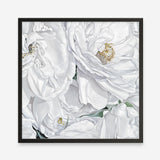 Shop White Flowers (Square) Art Print a floral themed painted wall art print from The Print Emporium wall artwork collection - Buy Australian made fine art painting style poster and framed prints for the home and your interior decor room, TPE-067-AP