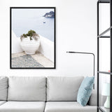 Shop White Grecian Urn Photo Canvas Print a coastal themed photography framed stretched canvas print from The Print Emporium wall artwork collection - Buy Australian made prints for the home and your interior decor space, TPE-1329-CA-35X46-NF