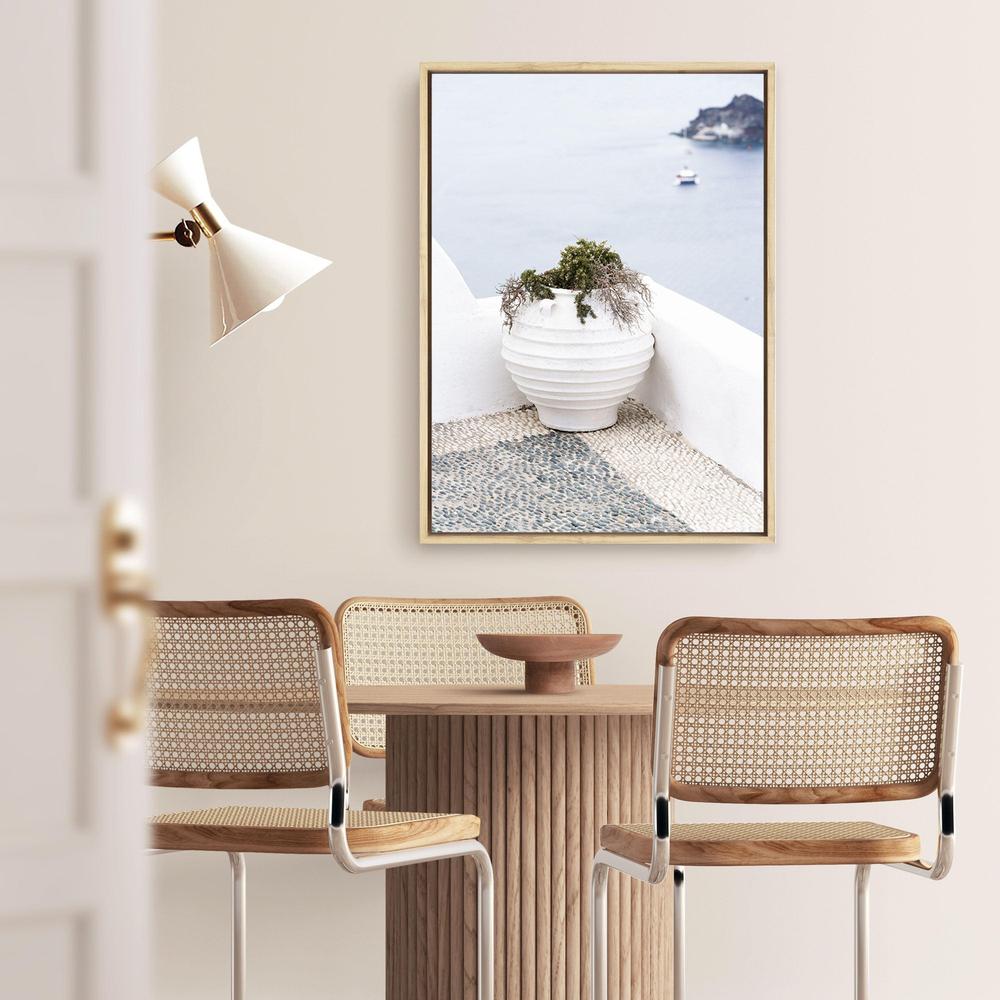 Shop White Grecian Urn Photo Canvas Print a coastal themed photography framed stretched canvas print from The Print Emporium wall artwork collection - Buy Australian made prints for the home and your interior decor space, TPE-1329-CA-35X46-NF