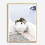 Shop White Grecian Urn Photo Canvas Print a coastal themed photography framed stretched canvas print from The Print Emporium wall artwork collection - Buy Australian made prints for the home and your interior decor space, TPE-1329-CA-35X46-NF