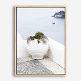 Shop White Grecian Urn Photo Canvas Print a coastal themed photography framed stretched canvas print from The Print Emporium wall artwork collection - Buy Australian made prints for the home and your interior decor space, TPE-1329-CA-35X46-NF