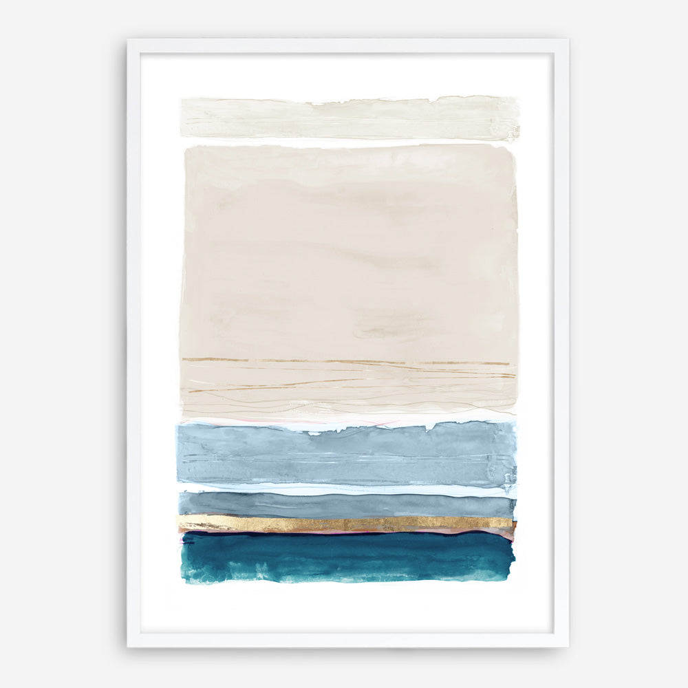 Shop White Sands Art Print a painted abstract themed wall art print from The Print Emporium wall artwork collection - Buy Australian made fine art painting style poster and framed prints for the home and your interior decor room, TPE-PC-PW124-AP