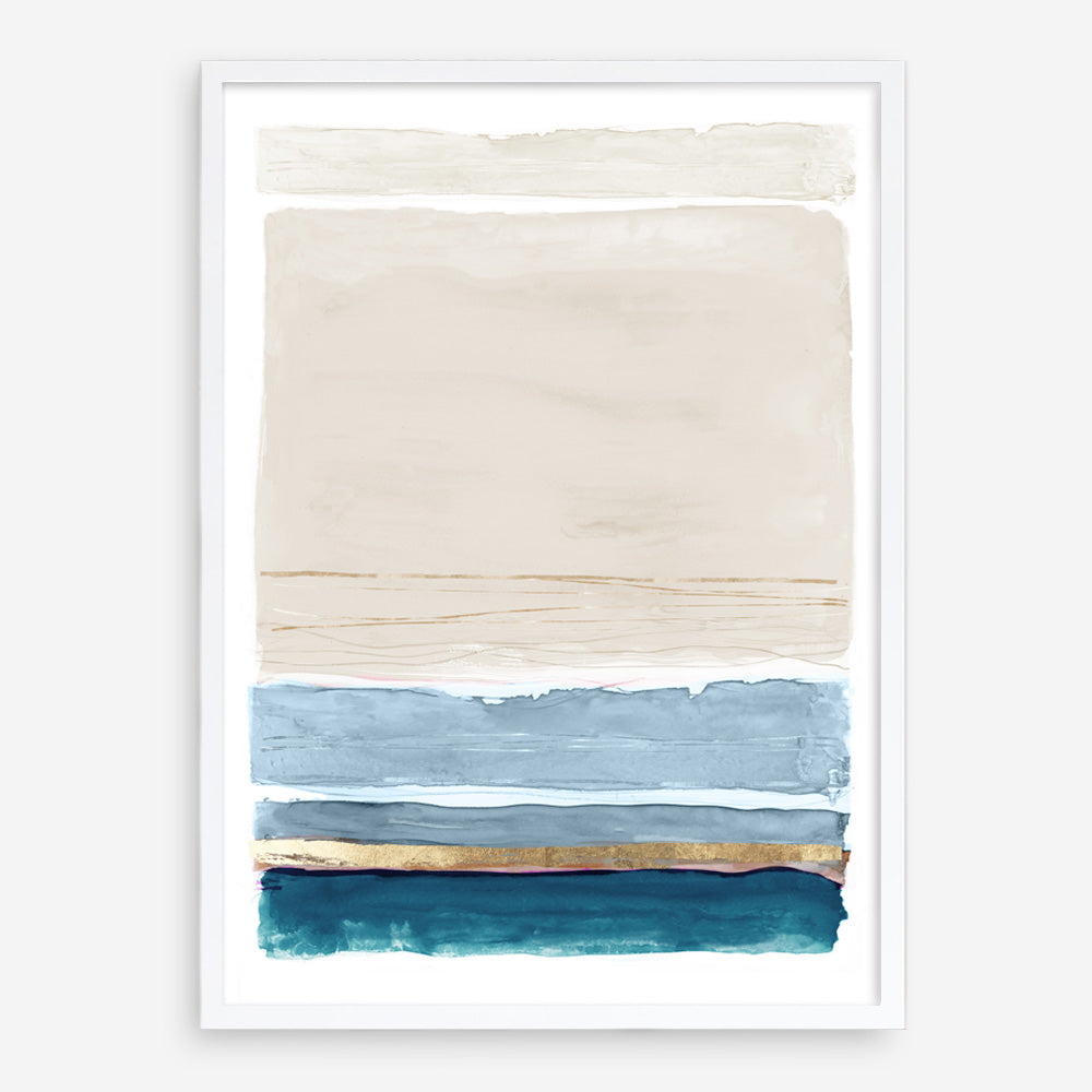 Shop White Sands Art Print a painted abstract themed wall art print from The Print Emporium wall artwork collection - Buy Australian made fine art painting style poster and framed prints for the home and your interior decor room, TPE-PC-PW124-AP