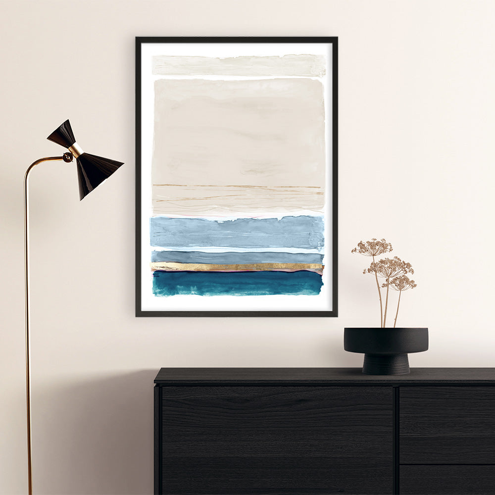Shop White Sands Art Print a painted abstract themed wall art print from The Print Emporium wall artwork collection - Buy Australian made fine art painting style poster and framed prints for the home and your interior decor room, TPE-PC-PW124-AP
