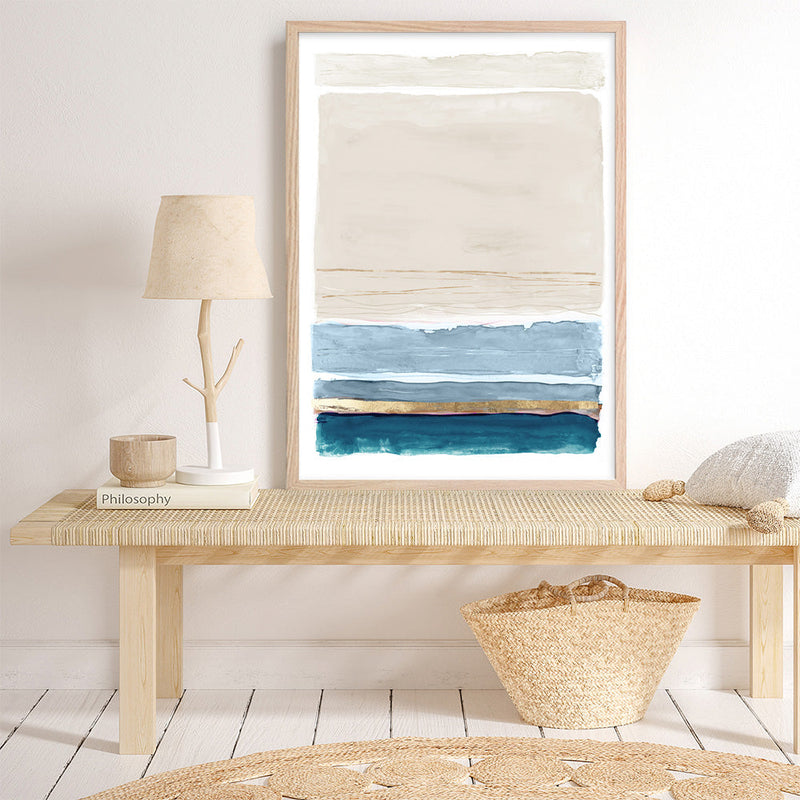 Shop White Sands Art Print a painted abstract themed wall art print from The Print Emporium wall artwork collection - Buy Australian made fine art painting style poster and framed prints for the home and your interior decor room, TPE-PC-PW124-AP