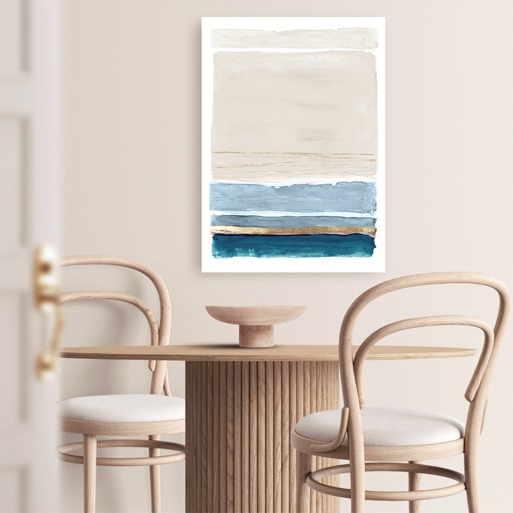 Shop White Sands Canvas Print a painted abstract themed framed canvas wall art print from The Print Emporium artwork collection - Buy Australian made fine art painting style stretched canvas prints for the home and your interior decor space, TPE-PC-PW124-CA-35X46-NF
