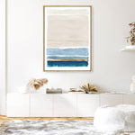 Shop White Sands Canvas Print a painted abstract themed framed canvas wall art print from The Print Emporium artwork collection - Buy Australian made fine art painting style stretched canvas prints for the home and your interior decor space, TPE-PC-PW124-CA-35X46-NF