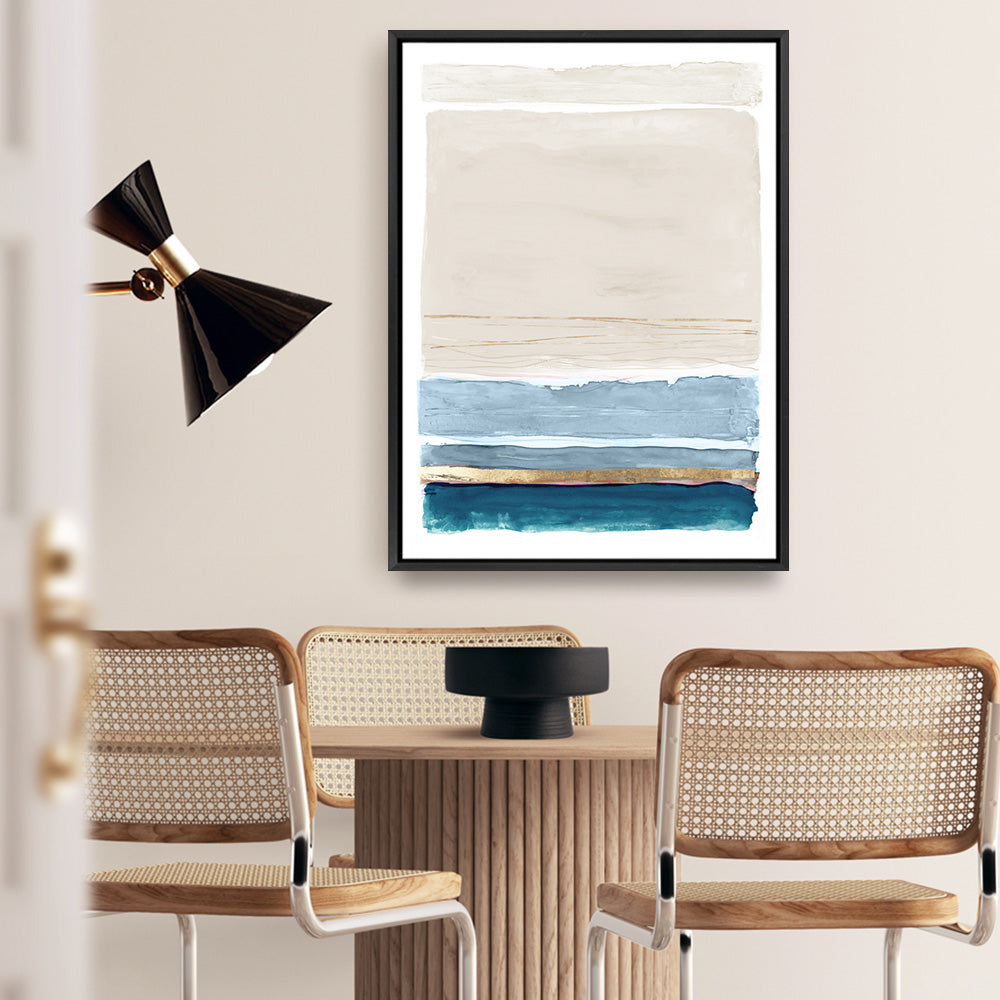 Shop White Sands Canvas Print a painted abstract themed framed canvas wall art print from The Print Emporium artwork collection - Buy Australian made fine art painting style stretched canvas prints for the home and your interior decor space, TPE-PC-PW124-CA-35X46-NF