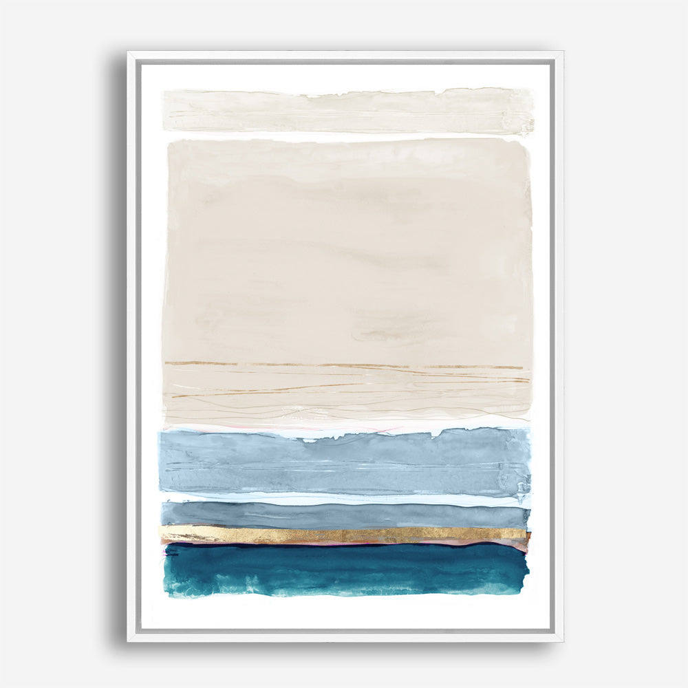 Shop White Sands Canvas Print a painted abstract themed framed canvas wall art print from The Print Emporium artwork collection - Buy Australian made fine art painting style stretched canvas prints for the home and your interior decor space, TPE-PC-PW124-CA-35X46-NF