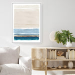 Shop White Sands Canvas Print a painted abstract themed framed canvas wall art print from The Print Emporium artwork collection - Buy Australian made fine art painting style stretched canvas prints for the home and your interior decor space, TPE-PC-PW124-CA-35X46-NF