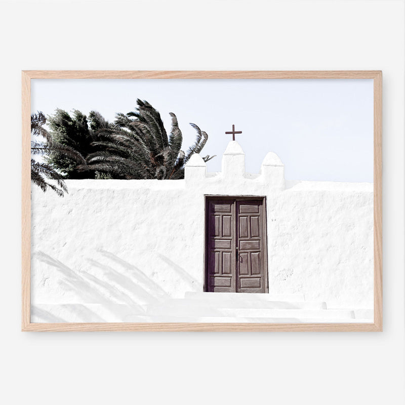 Shop White Spanish Church Photo Art Print a photography wall art print from The Print Emporium wall artwork collection - Buy Australian made fine art poster and framed prints for the home and your interior decor room, TPE-1242-AP