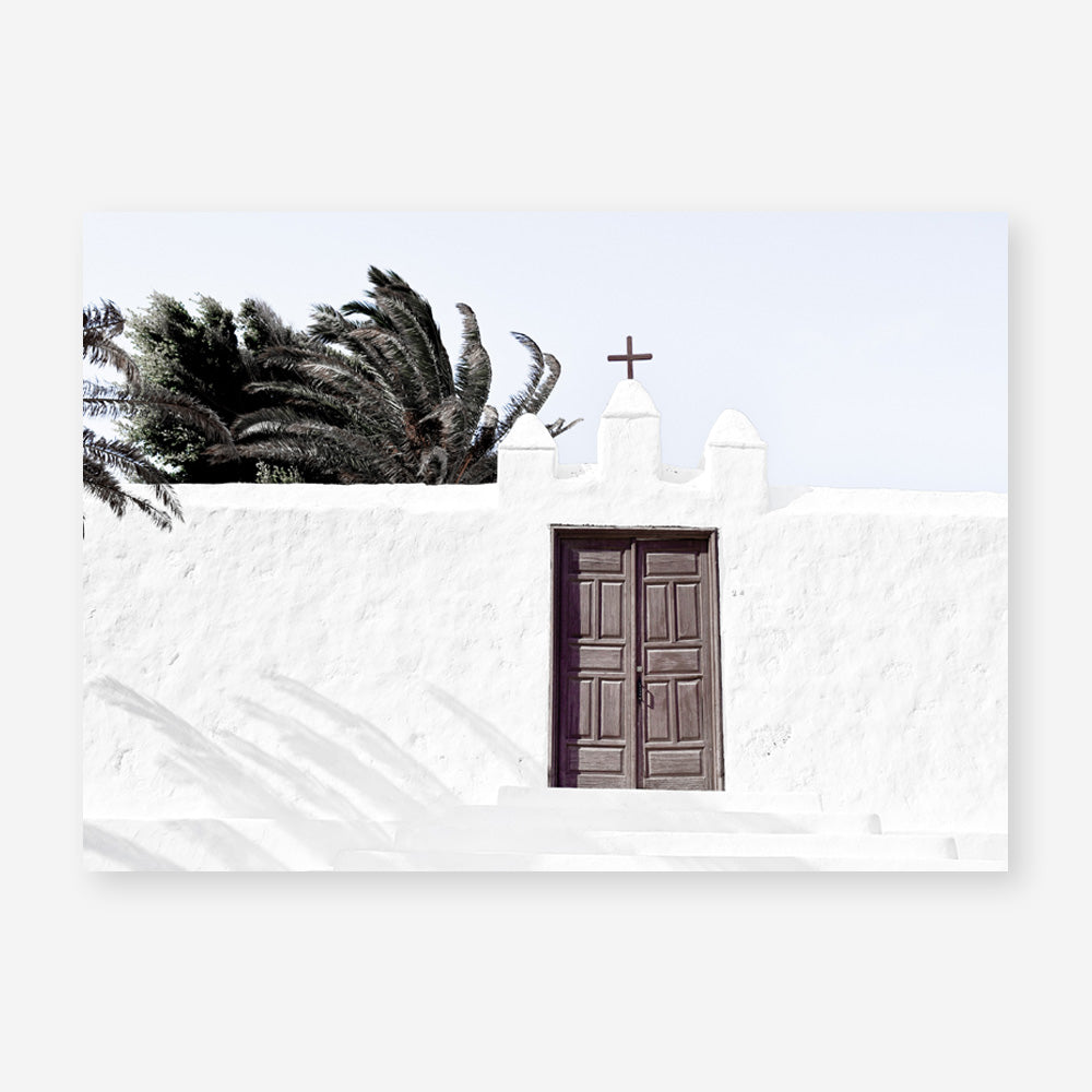 Shop White Spanish Church Photo Art Print a photography wall art print from The Print Emporium wall artwork collection - Buy Australian made fine art poster and framed prints for the home and your interior decor room, TPE-1242-AP