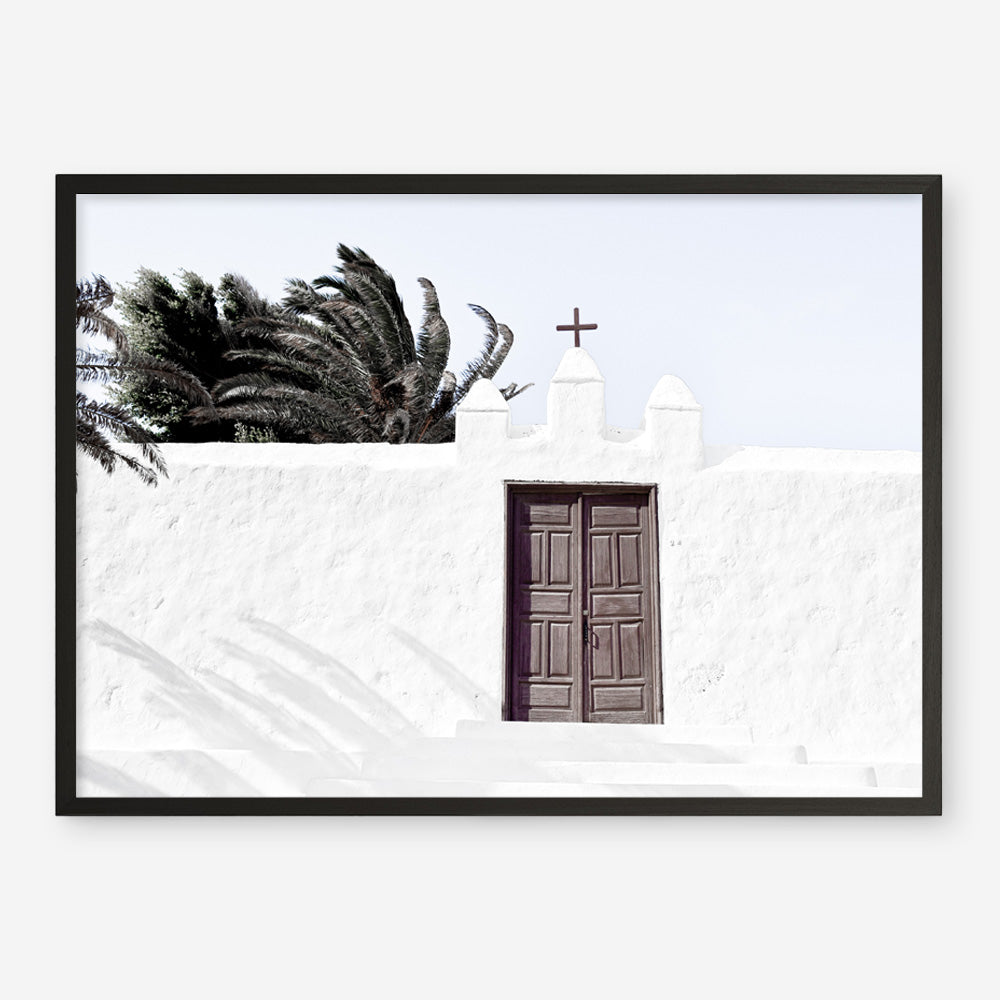Shop White Spanish Church Photo Art Print a photography wall art print from The Print Emporium wall artwork collection - Buy Australian made fine art poster and framed prints for the home and your interior decor room, TPE-1242-AP