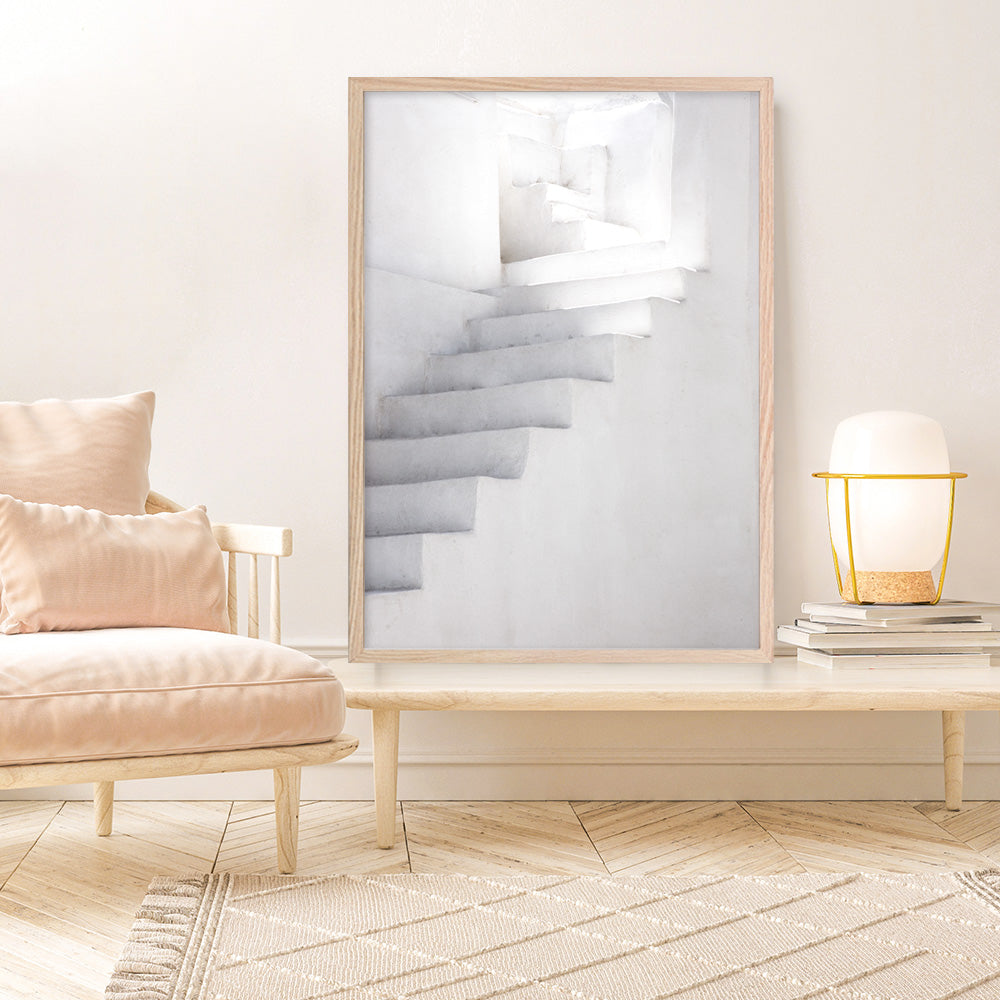 Shop White Steps II Photo Art Print a photography wall art print from The Print Emporium wall artwork collection - Buy Australian made fine art poster and framed prints for the home and your interior decor room, TPE-850-AP