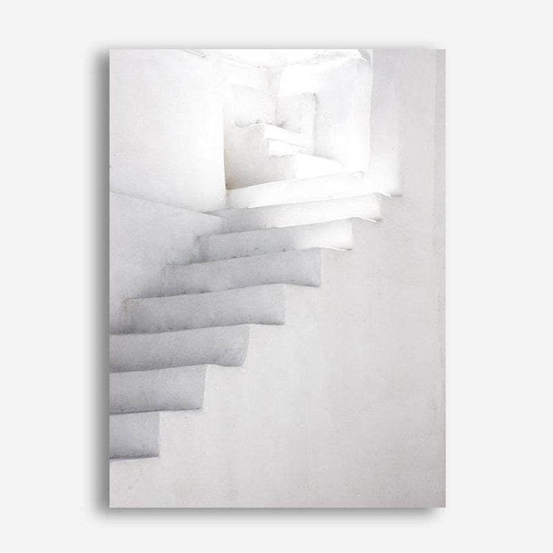 Shop White Steps II Photo Canvas Print a photography framed stretched canvas print from The Print Emporium wall artwork collection - Buy Australian made prints for the home and your interior decor space, TPE-850-CA-35X46-NF
