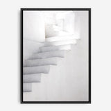Shop White Steps II Photo Canvas Print a photography framed stretched canvas print from The Print Emporium wall artwork collection - Buy Australian made prints for the home and your interior decor space, TPE-850-CA-35X46-NF