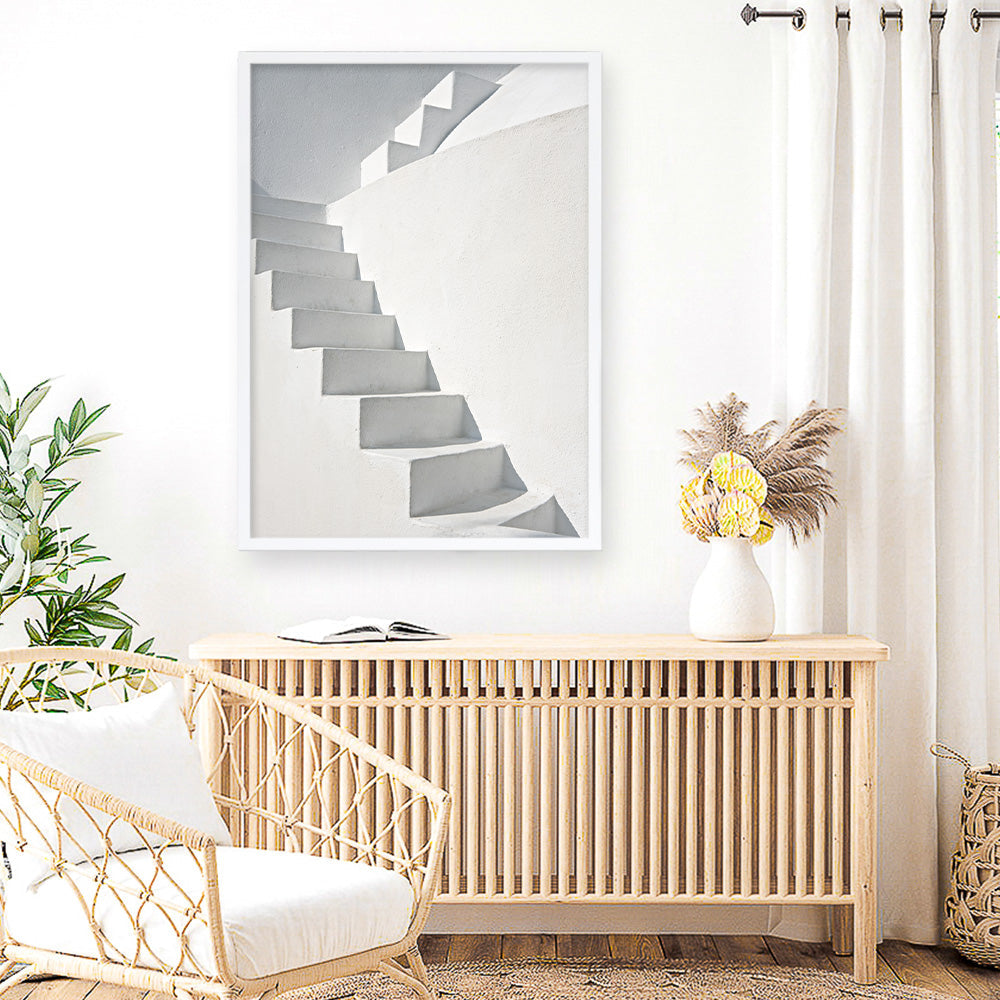 Shop White Steps Photo Art Print a photography wall art print from The Print Emporium wall artwork collection - Buy Australian made fine art poster and framed prints for the home and your interior decor room, TPE-811-AP