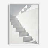 Shop White Steps Photo Canvas Print a photography framed stretched canvas print from The Print Emporium wall artwork collection - Buy Australian made prints for the home and your interior decor space, TPE-811-CA-35X46-NF