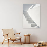 Shop White Steps Photo Canvas Print a photography framed stretched canvas print from The Print Emporium wall artwork collection - Buy Australian made prints for the home and your interior decor space, TPE-811-CA-35X46-NF