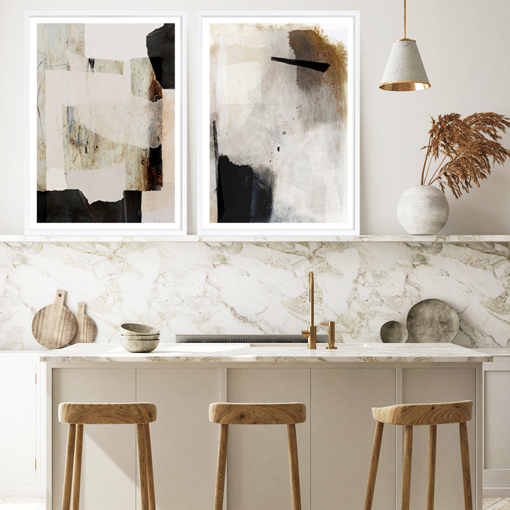 Shop Whole Day Art Print a painted abstract themed wall art print from The Print Emporium wall artwork collection - Buy Australian made fine art painting style poster and framed prints for the home and your interior decor room, TPE-DH-111-AP