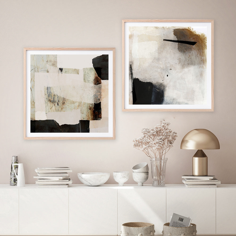 Shop Whole Day (Square) Art Print a painted abstract themed wall art print from The Print Emporium wall artwork collection - Buy Australian made fine art painting style poster and framed prints for the home and your interior decor room, TPE-DH-332-AP