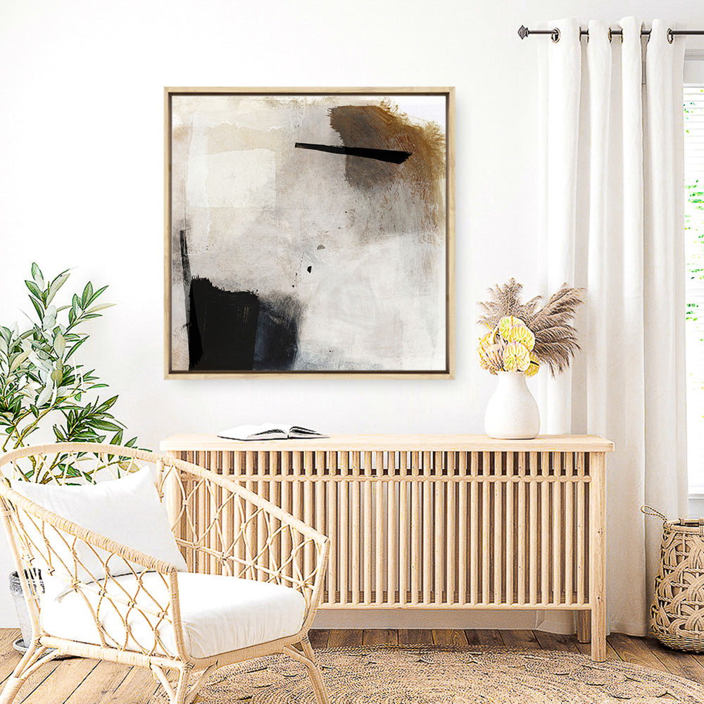 Shop Whole Day (Square) Canvas Print a painted abstract themed framed canvas wall art print from The Print Emporium artwork collection - Buy Australian made fine art painting style stretched canvas prints for the home and your interior decor space, TPE-DH-332-CA-40X40-NF