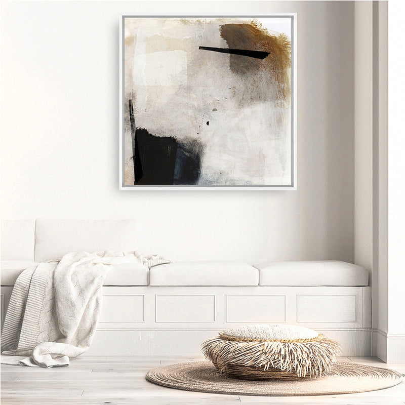 Shop Whole Day (Square) Canvas Print a painted abstract themed framed canvas wall art print from The Print Emporium artwork collection - Buy Australian made fine art painting style stretched canvas prints for the home and your interior decor space, TPE-DH-332-CA-40X40-NF
