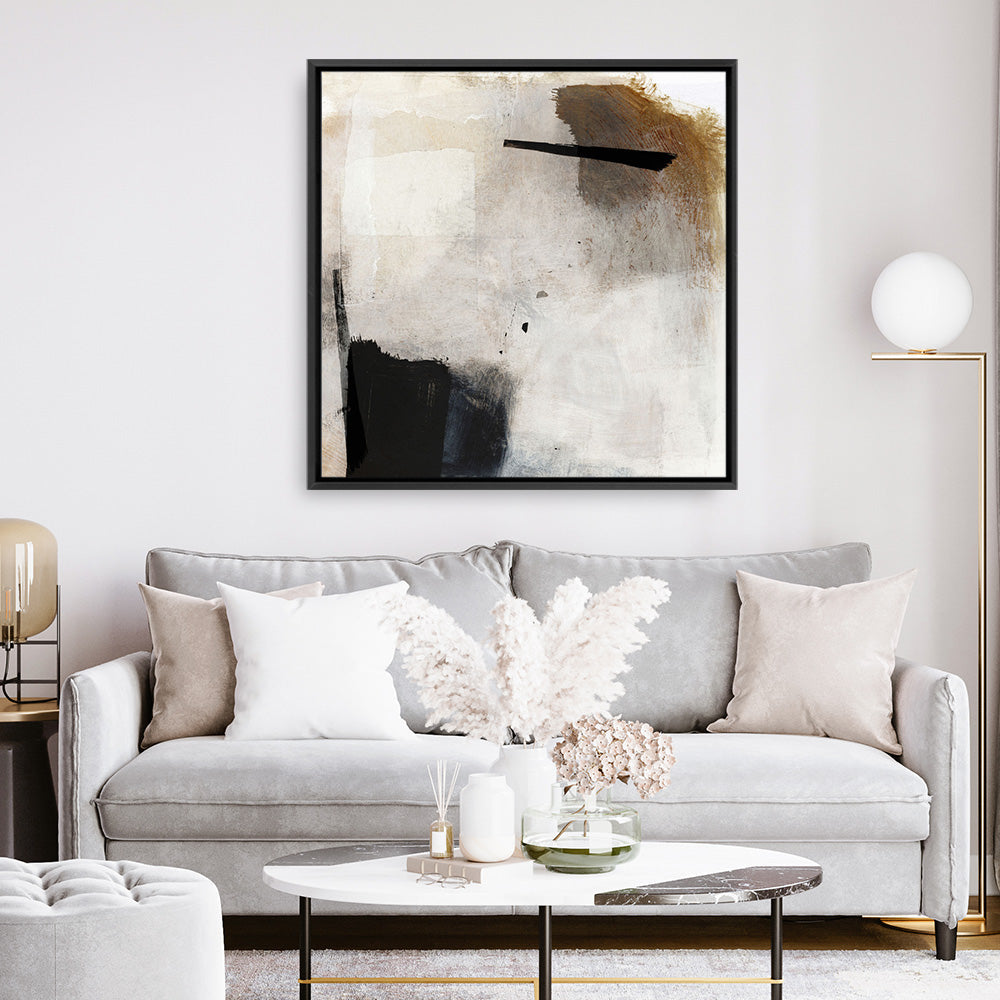 Shop Whole Day (Square) Canvas Print a painted abstract themed framed canvas wall art print from The Print Emporium artwork collection - Buy Australian made fine art painting style stretched canvas prints for the home and your interior decor space, TPE-DH-332-CA-40X40-NF