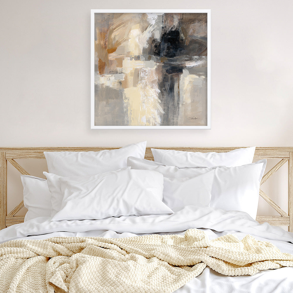 Shop Wings (Square) Art Print a painted abstract themed wall art print from The Print Emporium wall artwork collection - Buy Australian made fine art painting style poster and framed prints for the home and your interior decor room, TPE-WA-73223-AP