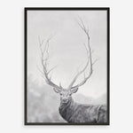 Shop Winter Elk Art Print a Nordic style winter deer themed painted wall art print from The Print Emporium wall artwork collection - Buy Australian made fine art painting style poster and framed prints for the home and your interior decor room, TPE-189-AP