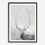 Shop Winter Elk Art Print a Nordic style winter deer themed painted wall art print from The Print Emporium wall artwork collection - Buy Australian made fine art painting style poster and framed prints for the home and your interior decor room, TPE-189-AP