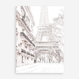 Shop Winter In Paris Photo Art Print an Eiffel Tower France themed photography wall art print from The Print Emporium wall artwork collection - Buy Australian made fine art poster and framed prints for the home and your interior decor room, TPE-607-AP