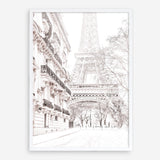 Shop Winter In Paris Photo Art Print an Eiffel Tower France themed photography wall art print from The Print Emporium wall artwork collection - Buy Australian made fine art poster and framed prints for the home and your interior decor room, TPE-607-AP