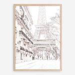 Shop Winter In Paris Photo Art Print an Eiffel Tower France themed photography wall art print from The Print Emporium wall artwork collection - Buy Australian made fine art poster and framed prints for the home and your interior decor room, TPE-607-AP