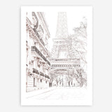 Shop Winter In Paris Photo Art Print an Eiffel Tower France themed photography wall art print from The Print Emporium wall artwork collection - Buy Australian made fine art poster and framed prints for the home and your interior decor room, TPE-607-AP