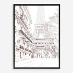 Shop Winter In Paris Photo Art Print an Eiffel Tower France themed photography wall art print from The Print Emporium wall artwork collection - Buy Australian made fine art poster and framed prints for the home and your interior decor room, TPE-607-AP