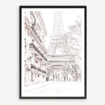 Shop Winter In Paris Photo Art Print an Eiffel Tower France themed photography wall art print from The Print Emporium wall artwork collection - Buy Australian made fine art poster and framed prints for the home and your interior decor room, TPE-607-AP