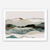 Shop Winter In The Mountains Art Print a painted abstract themed wall art print from The Print Emporium wall artwork collection - Buy Australian made fine art painting style poster and framed prints for the home and your interior decor room, TPE-PC-PI393-AP