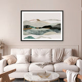 Shop Winter In The Mountains Art Print a painted abstract themed wall art print from The Print Emporium wall artwork collection - Buy Australian made fine art painting style poster and framed prints for the home and your interior decor room, TPE-PC-PI393-AP
